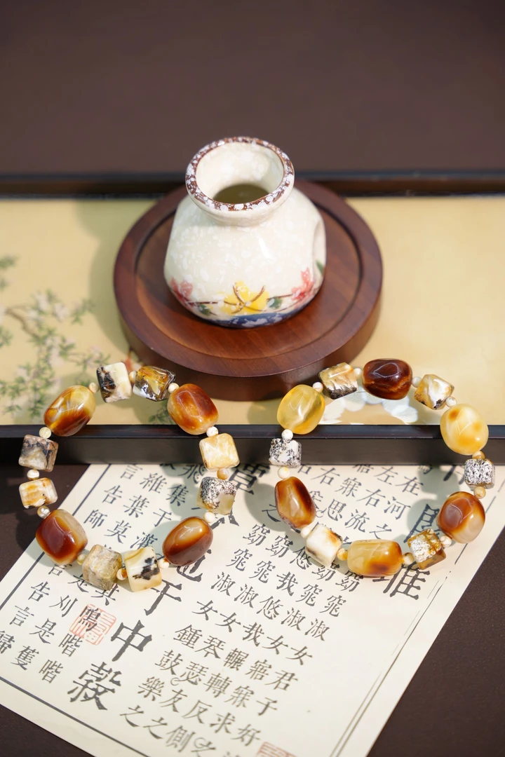 沁色咖奥利奥多宝手串YB14059903多样性发一件