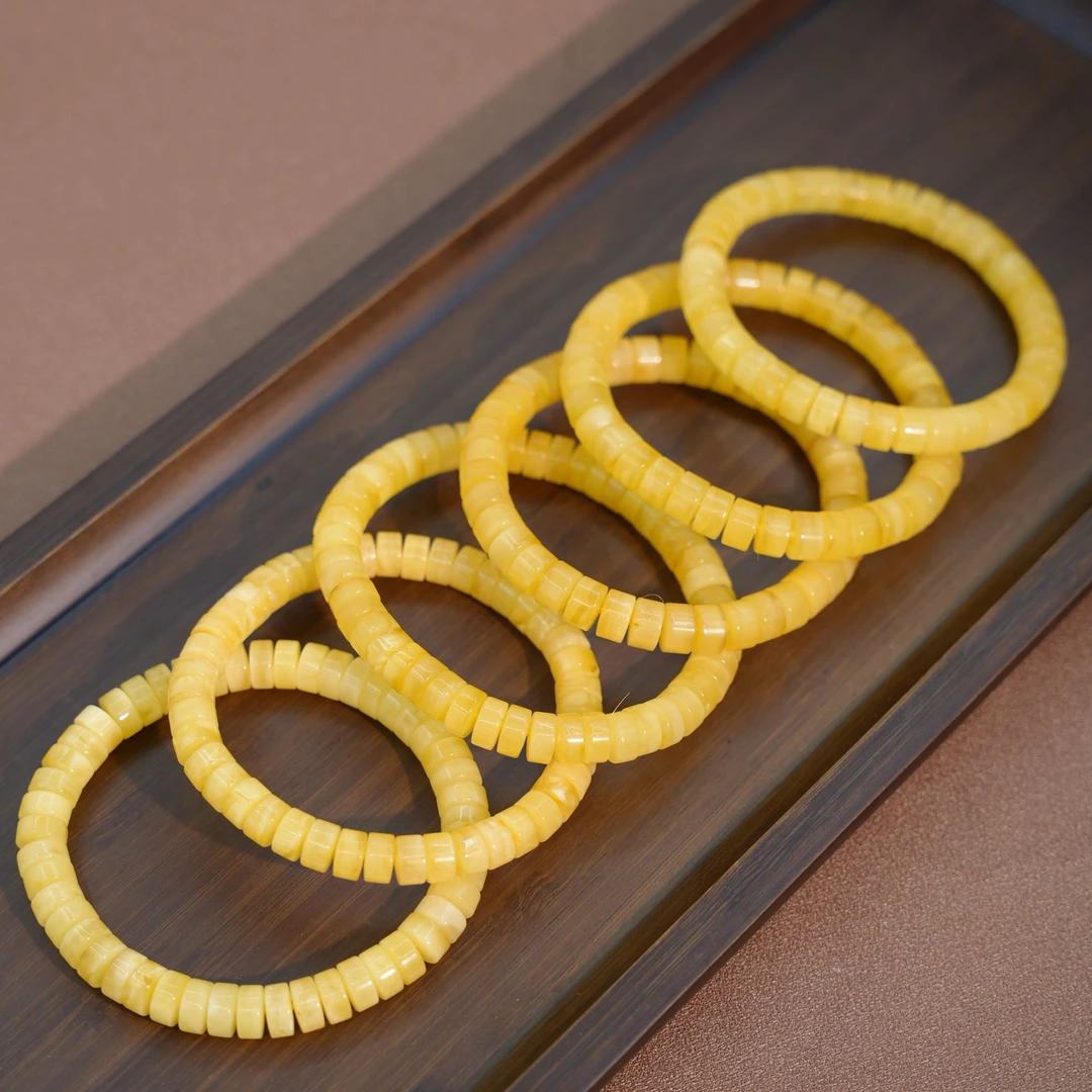 8+蜜蜡药片手串JCC4604905多样性发一件