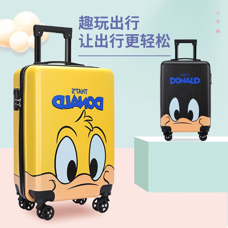 网红20寸行李箱卡通行李箱大容量密码锁行李箱休闲旅行箱行李箱