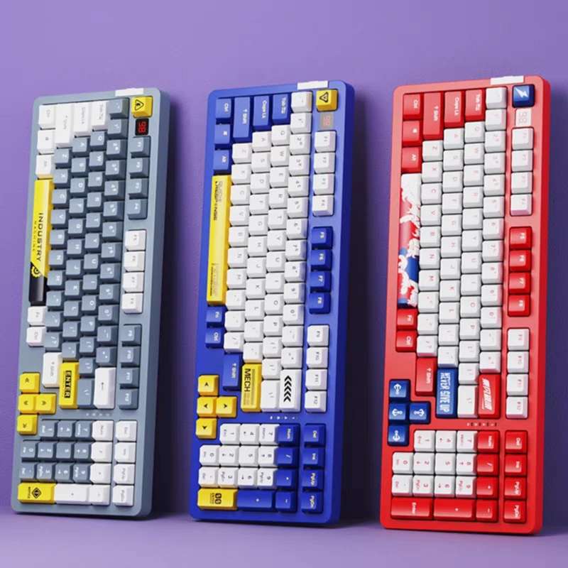 未拆封 达尔优 全新ck98天空轴机械键盘热插拔红外轴防水电竞游戏