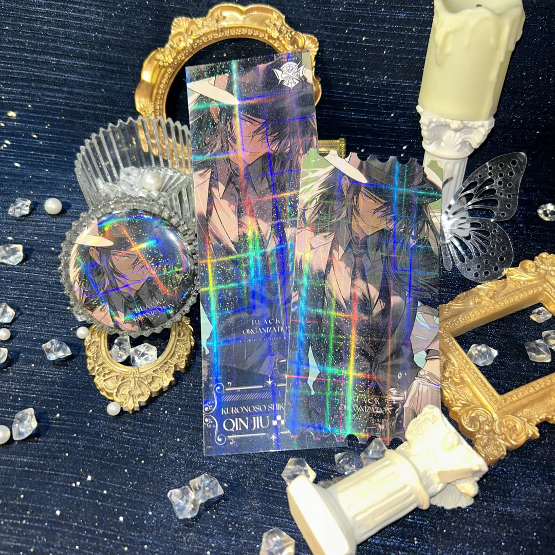 名侦探柯南 琴酒 动漫二次元同人周边徽章吧唧拍立得票根镭射票