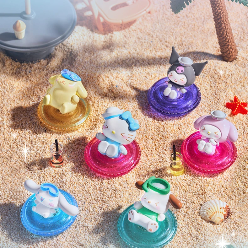 【拆袋】TOPTOY 三丽鸥mini泳圈盲袋盲盒手办 潮玩摆件库洛米(拆盒）