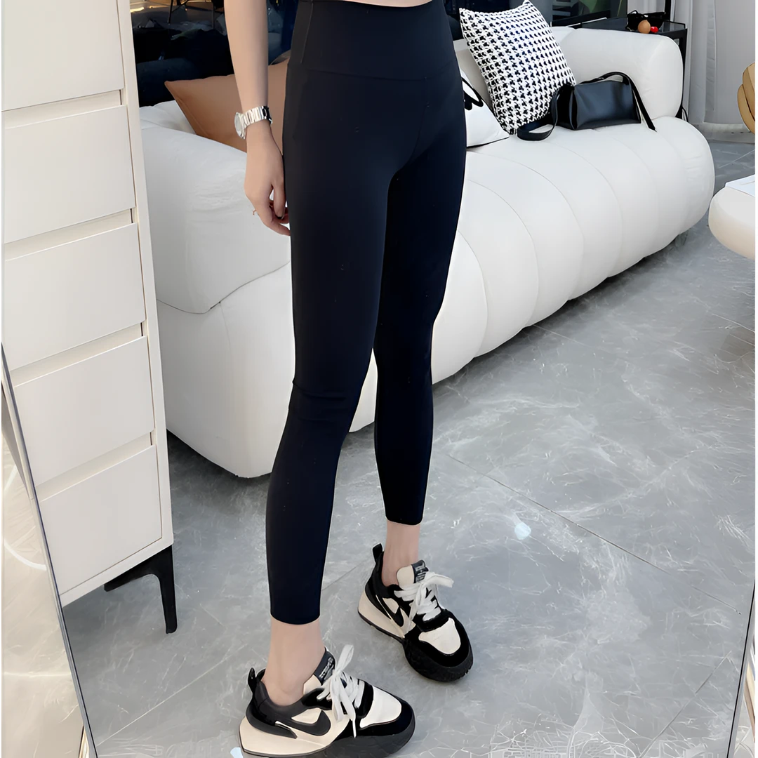 「加绒款」2025小个子时尚舒适新款显瘦瑜黑色弹力百搭芭比裤打底裤