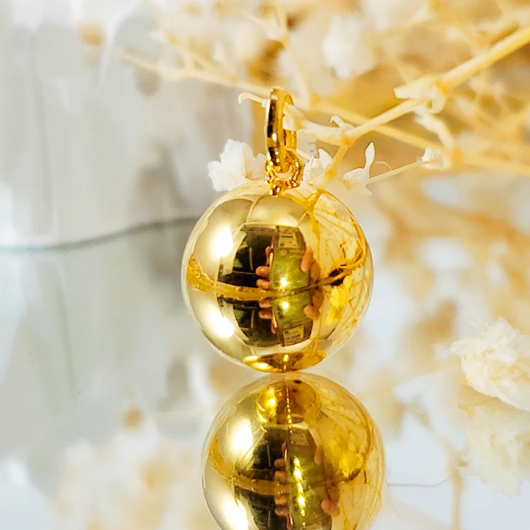 18K金金球有求必应配件12mm G6719