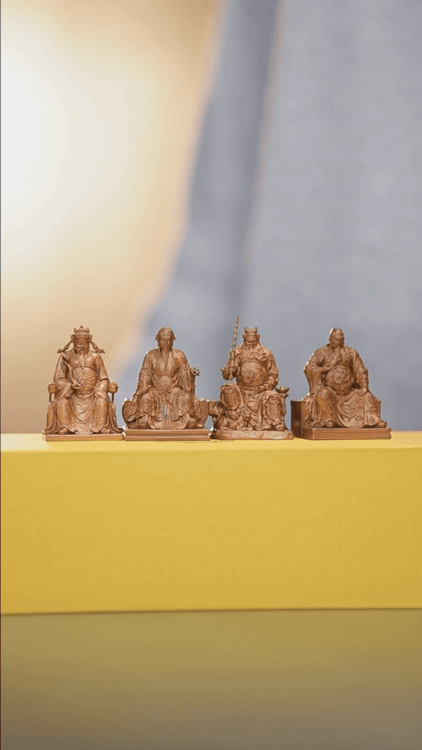 【闪购商品】黄铜向****K四大财神-15
