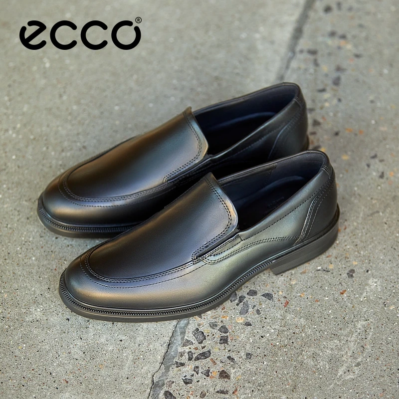 ECCO爱步【里斯系列】正装皮鞋柔软商务休闲舒适透气乐福鞋 622144