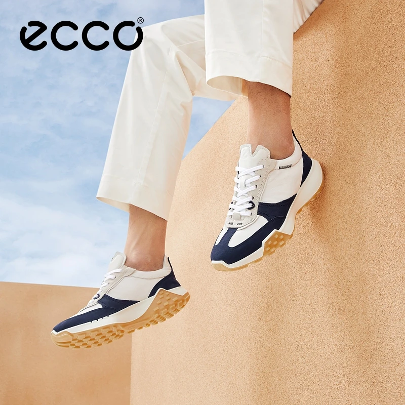 ECCO爱步【复古跑鞋】风感波粒百搭老爹鞋透气休闲增高鞋524914