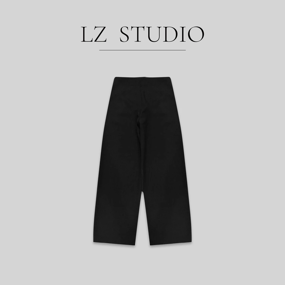 【林子专属】法式潮流百搭毛呢西裤LZ6004