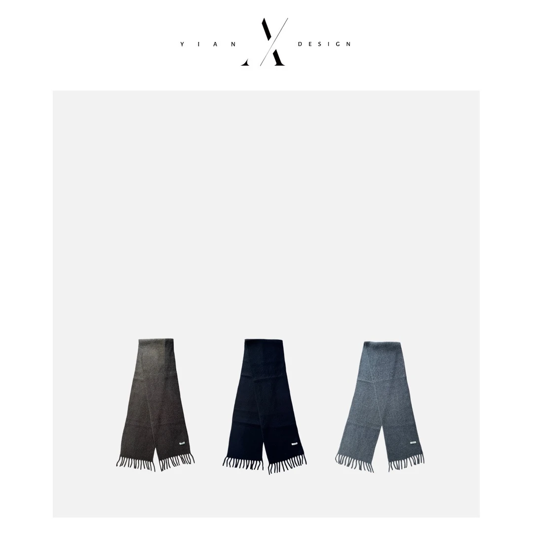 【 老刘推荐 】“保暖系列”窄版羊毛针织流苏百搭必入围巾围脖