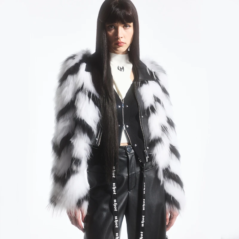 【斯拉夫】Auuuu/uhot小香风短款时尚设计师秋冬外套UWFW5W315