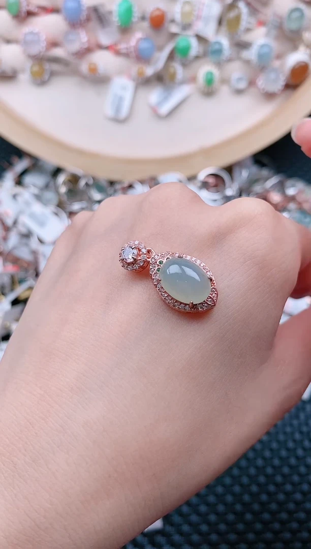 【闪购商品】翡翠戒指未镶嵌天然A货翡翠