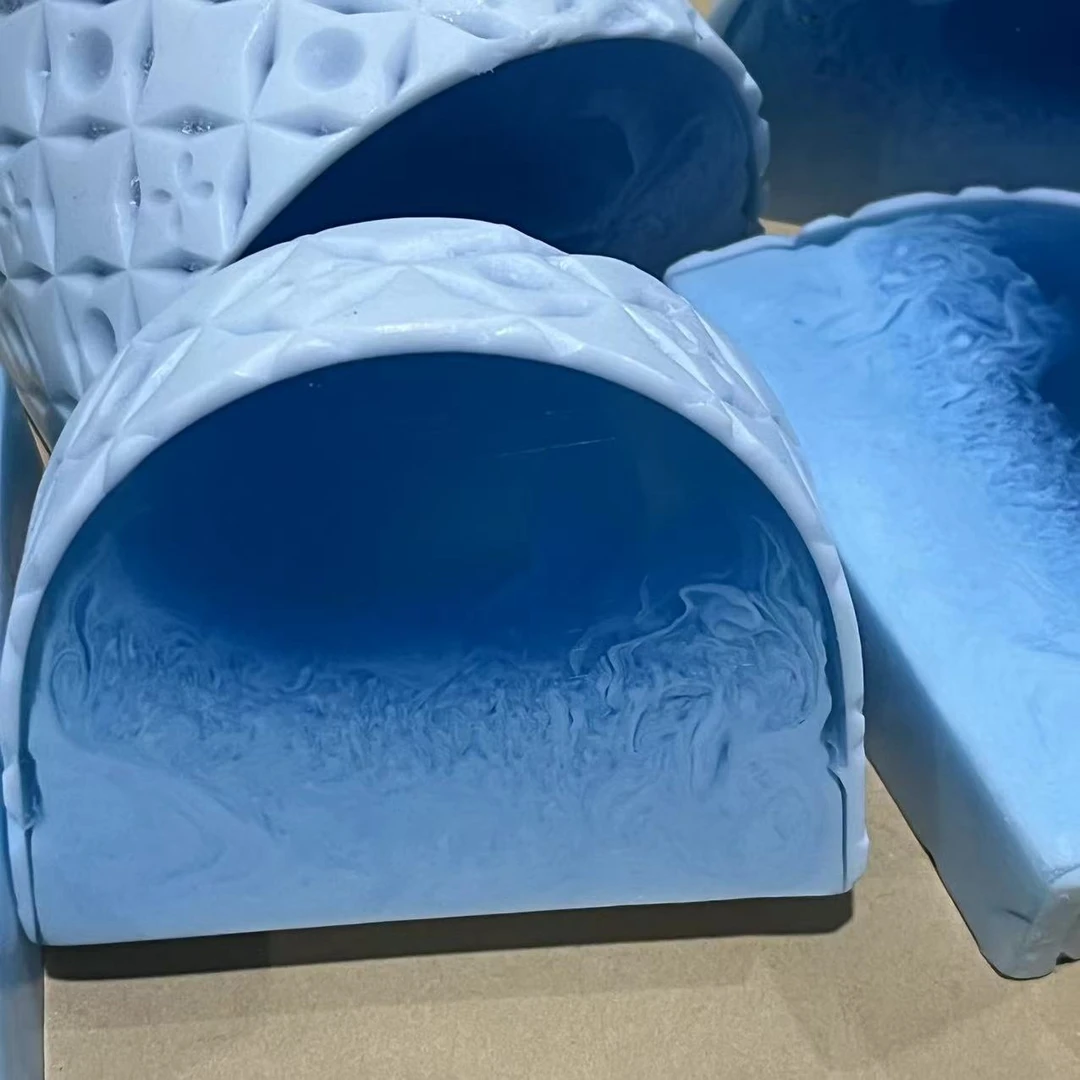 尾单冰雪奇缘半圆渲染精油皂