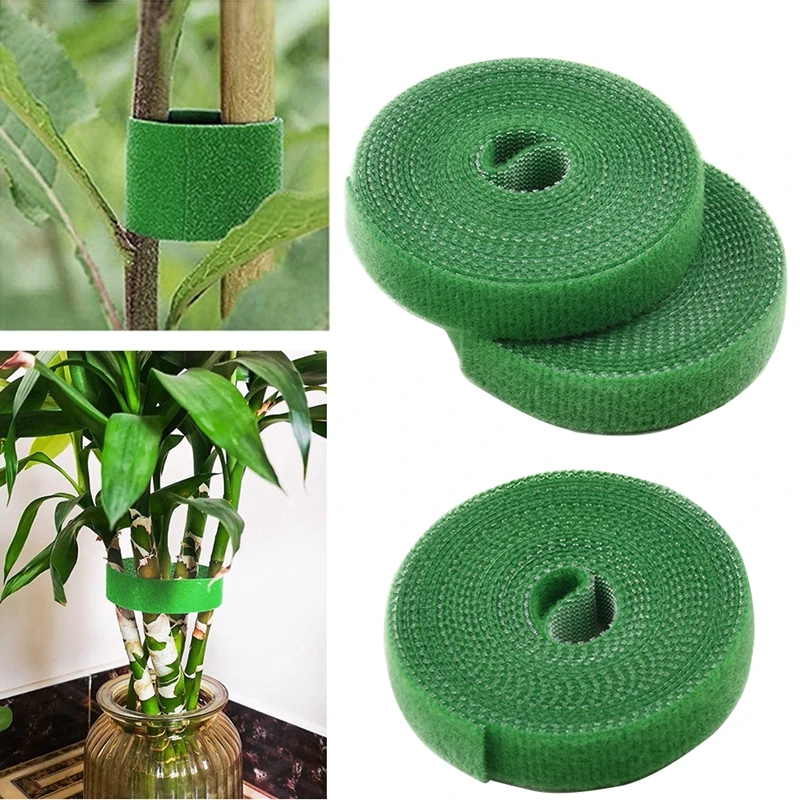 绿植园艺扎线扎带自粘植物绑带绿色爬藤植物捆绑固定魔术贴绑花器