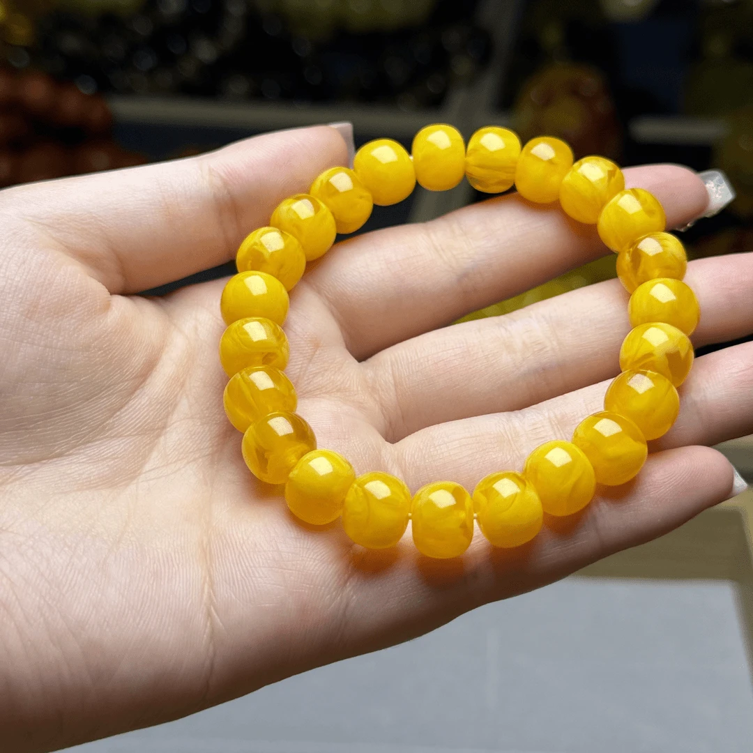 正品保障 LL精品轻奢百搭款苹果珠手串卡10MM