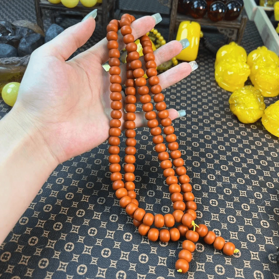 正品保障JP橘精品轻奢百搭款108苹果珠10mm