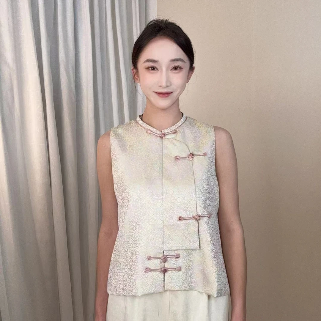 【雅韵】2024秋季新中式国风马甲XJN-1869