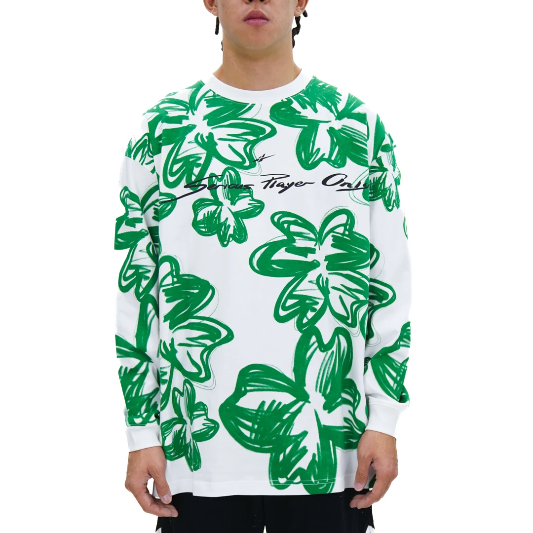 SPO四叶草卫衣 宽松秋季美式