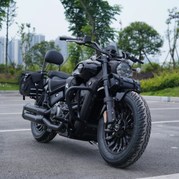 珊艺/适用于奔达黑旗500边包防雨帆布包骑士包改装保险杠折叠靠背