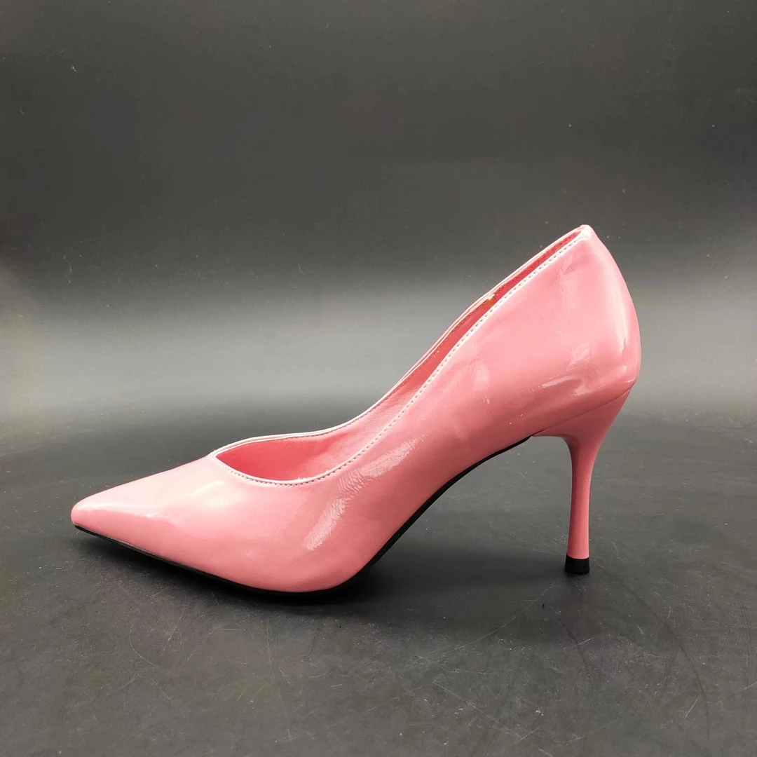 下39-169时尚气质细高跟百搭尖头浅口高跟鞋性感下单备注编码