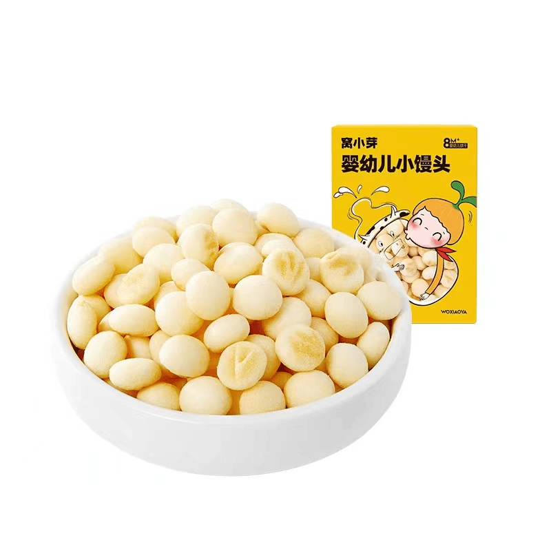 窝/小/芽   婴幼儿小馒头二盒