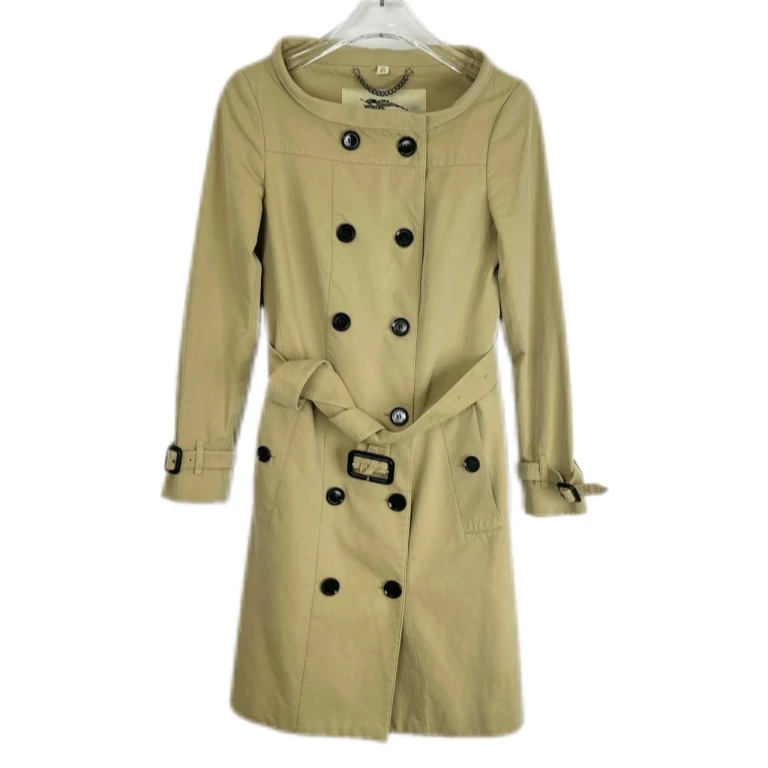 BURBERRY/博柏利风衣/双排扣圆领风衣/公价8K/UK6码/8798319