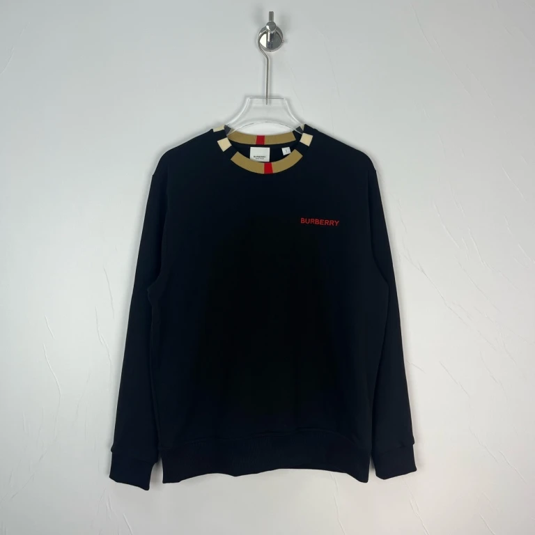 BURBERRY/博柏利卫衣/英文刺绣圆领套头卫衣/公价5.7K/卫衣/1136