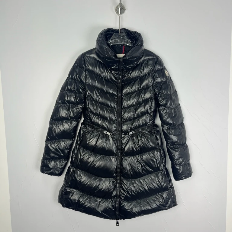 MONCLER羽绒服/亮面长袖中长款羽绒服/公价1.2W/1码/1096