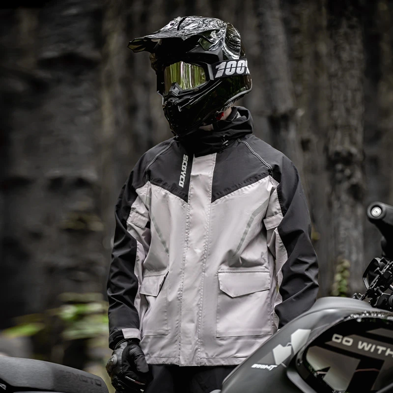 赛羽摩托车骑行雨衣雨裤鞋套骑手摩旅男款防雨暴雨级夏季分体女