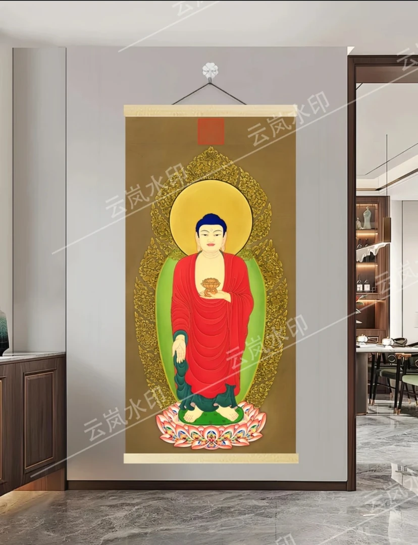 【373号--大日如来】60cm×120cm现代装饰画