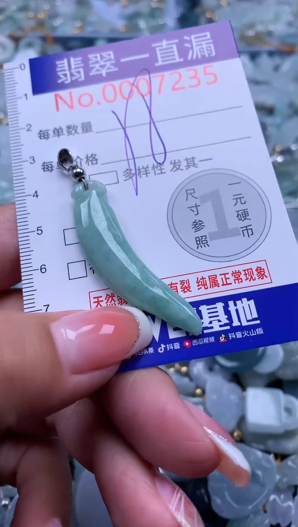 【闪购商品】翡翠吊坠(不含链)未镶嵌7235