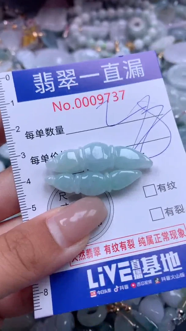 【闪购商品】翡翠吊坠(不含链)未镶嵌9737