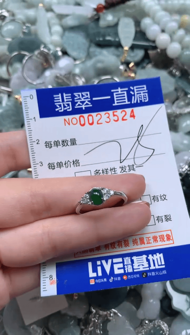 【闪购商品】翡翠颈饰未镶嵌23524配绳子