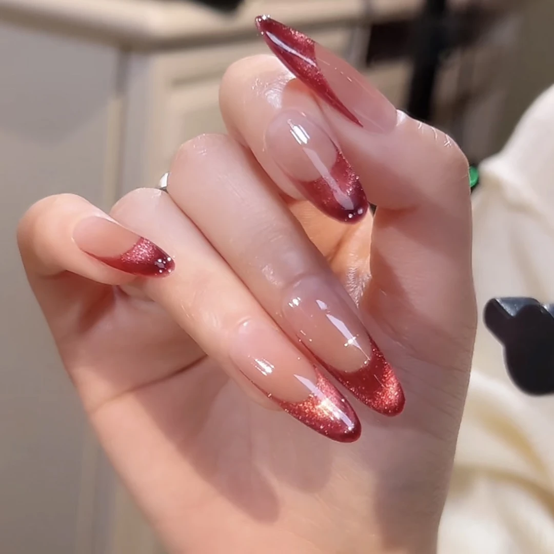 【赤焰-孤品微瑕NO退换补】鹿鹿家-纯手工穿戴甲