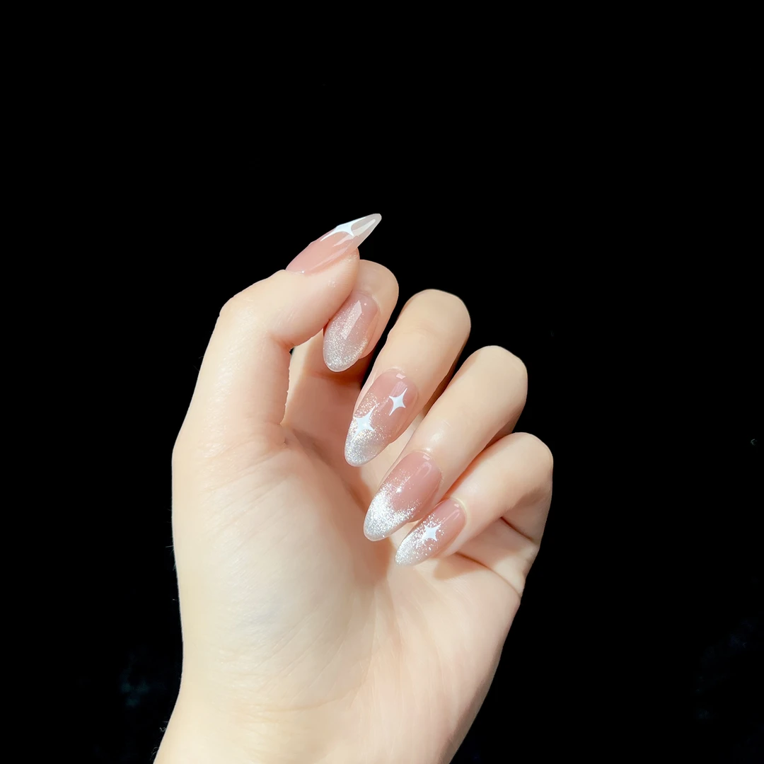 【四芒星-孤品微瑕NO退换补】鹿鹿家-纯手工穿戴甲