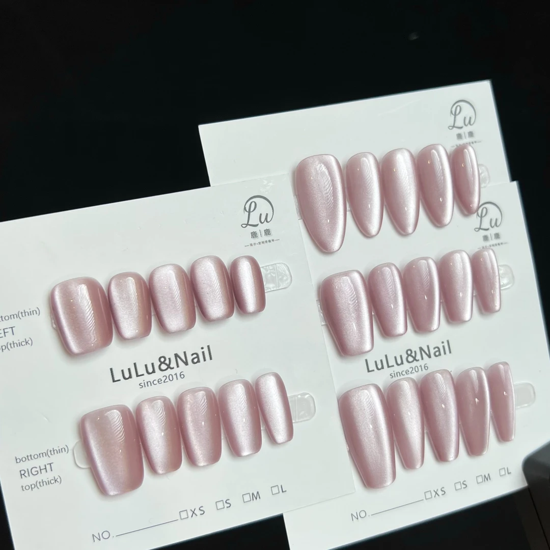 【白开水-孤品微瑕NO退换补】鹿鹿家-纯手工穿戴甲
