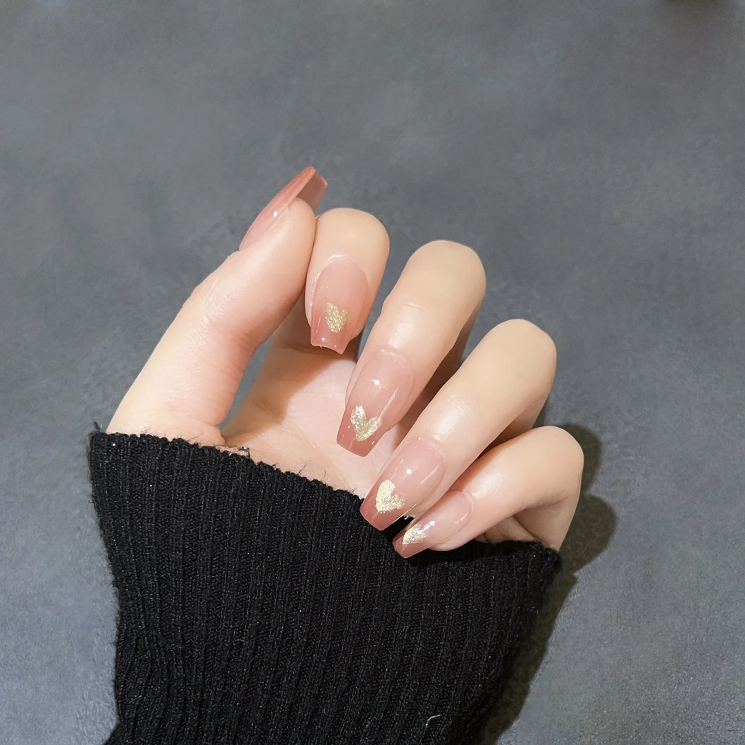 【红豆-孤品微瑕NO退换补】鹿鹿家- 纯手工穿戴甲