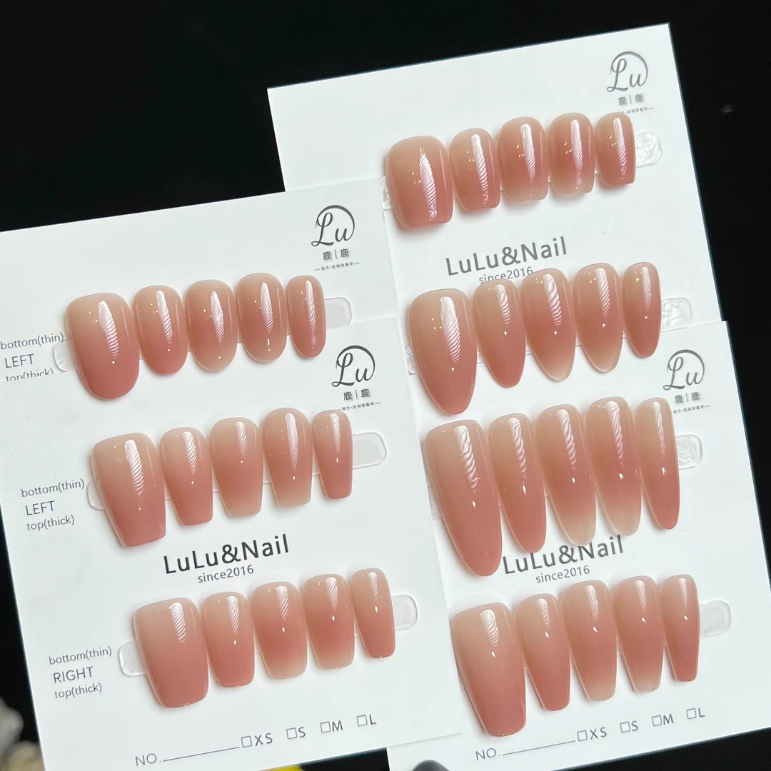 【桃香-孤品微瑕NO退换补】鹿鹿家-纯手工穿戴甲