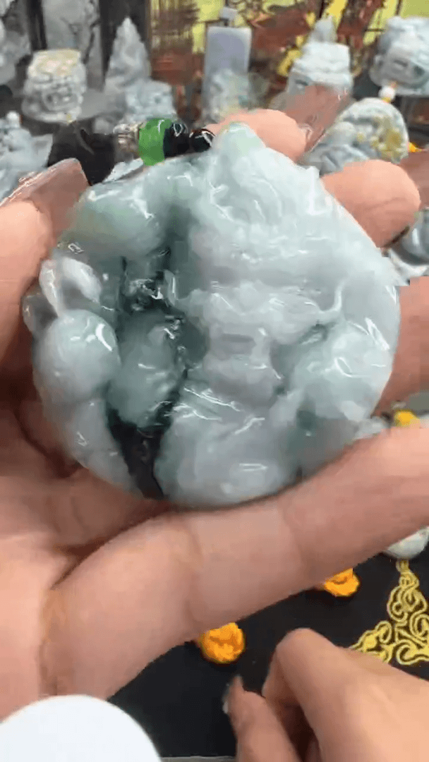 【闪购商品】翡翠颈饰未镶嵌双面龙