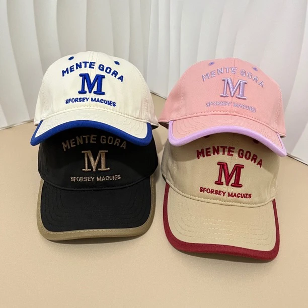 帽子儿童棒球帽春夏新款立体刺绣字母鸭舌帽遮阳防晒男女童太阳帽