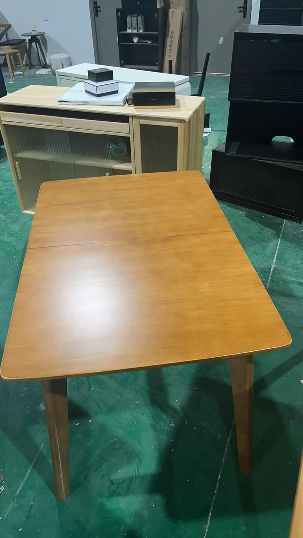 【清尾货】实木餐桌实木桌子大板桌小户型餐厅吃饭桌子餐桌椅组合