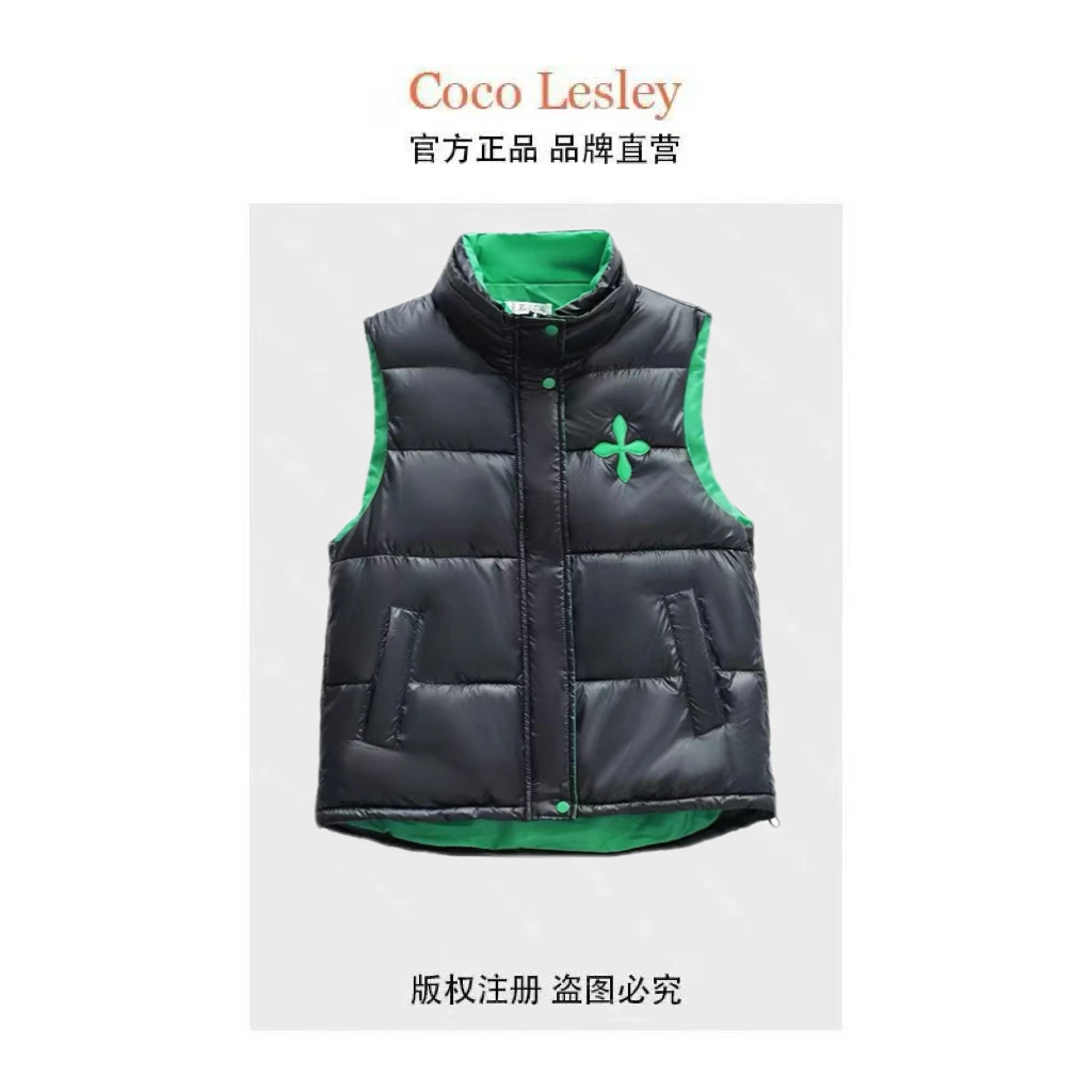 克罗V马甲背心秋冬女士无袖坎肩FJ