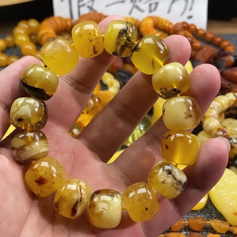 【闪购商品】蜜蜡手链未镶嵌y***h