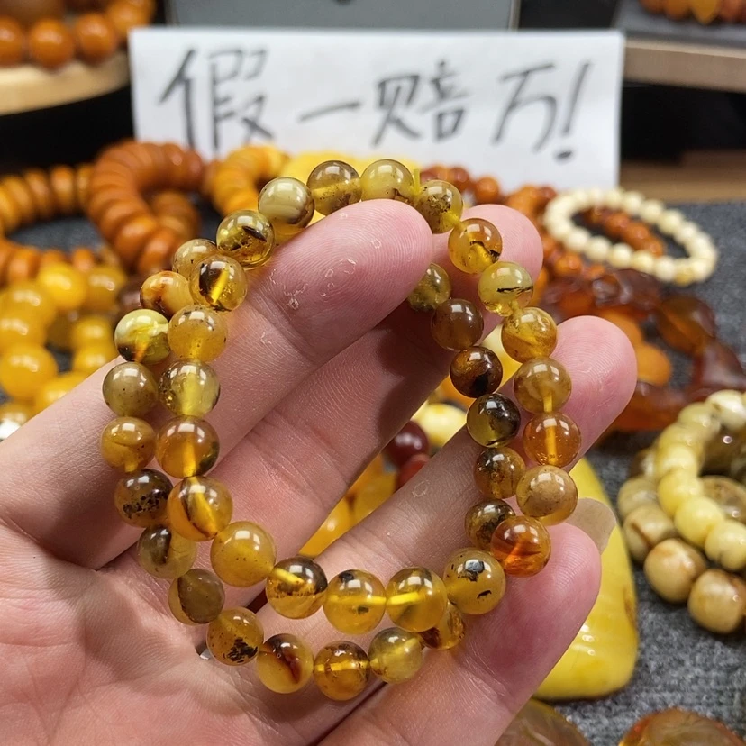 【闪购商品】蜜蜡手链未镶嵌多****）