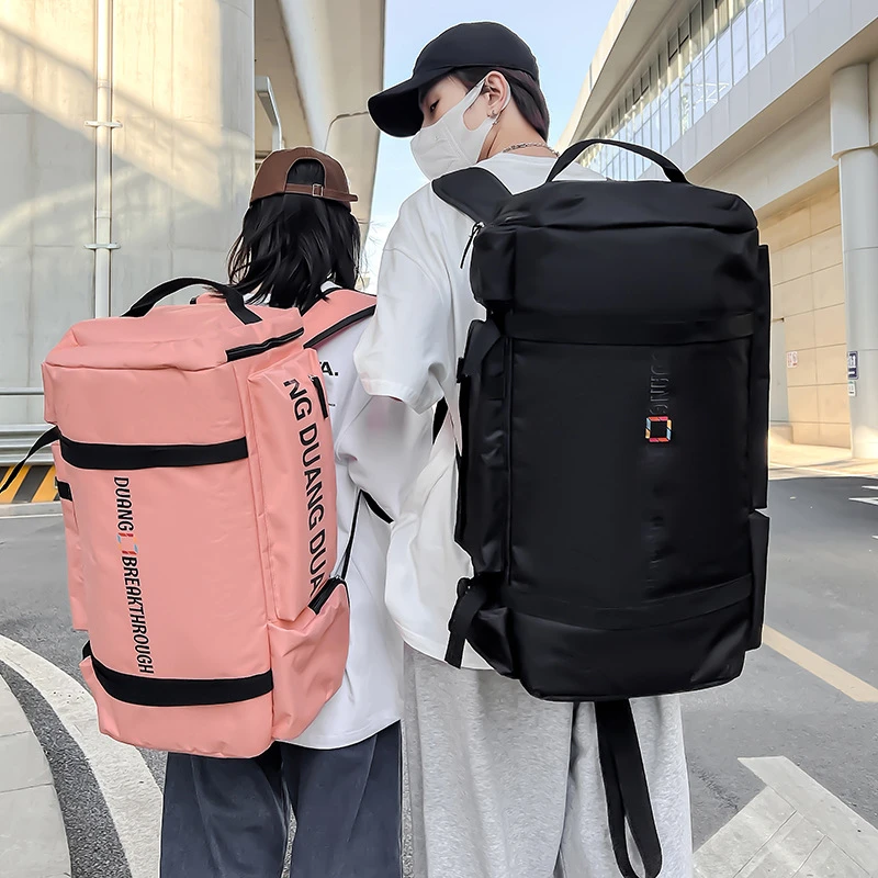 双肩包女潮酷干湿分离收纳潮酷多功能男户外运动登山旅行健身背包