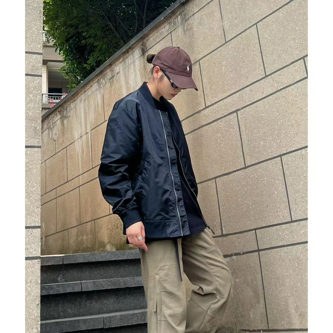 元素借鉴 秋冬男女装军旅式茄克立领飞行服短款外套夹克