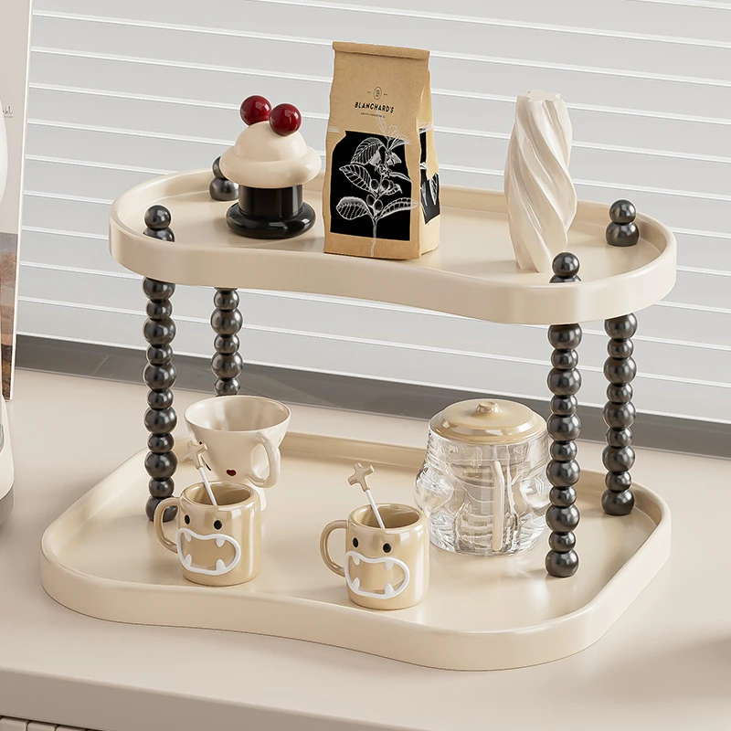 杯架高级感轻奢桌面杯子收纳盒餐边柜水杯架子水吧咖啡茶杯放置架