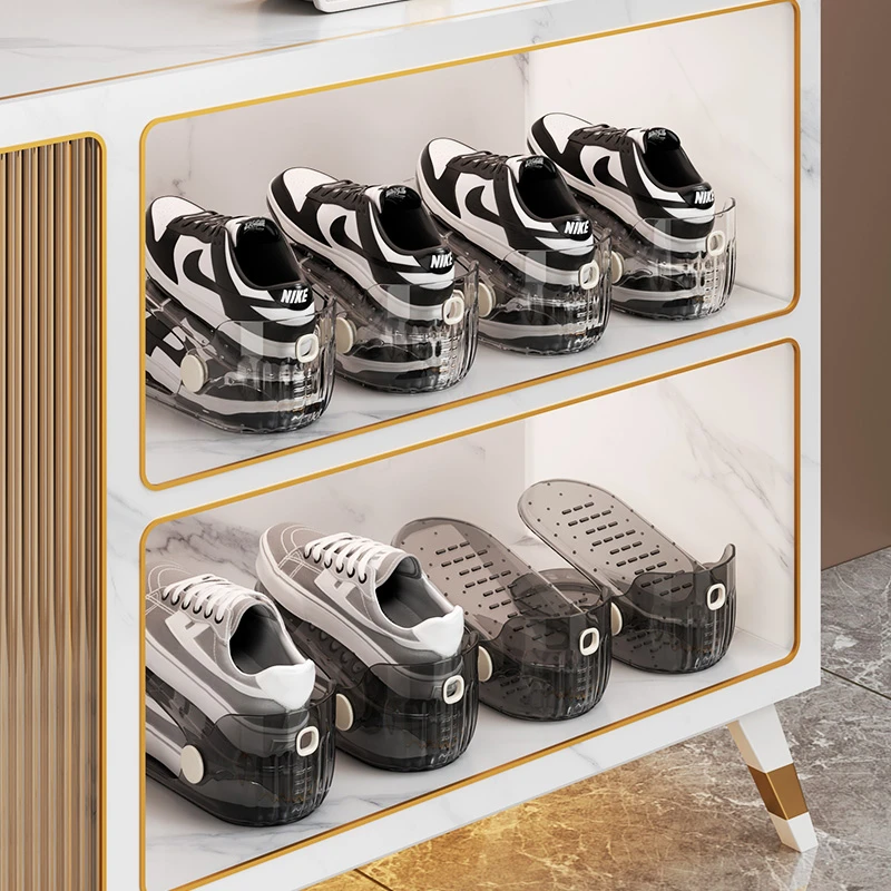双层鞋架放鞋子的收纳神器可调节鞋柜省空间鞋架子分层隔板鞋托架