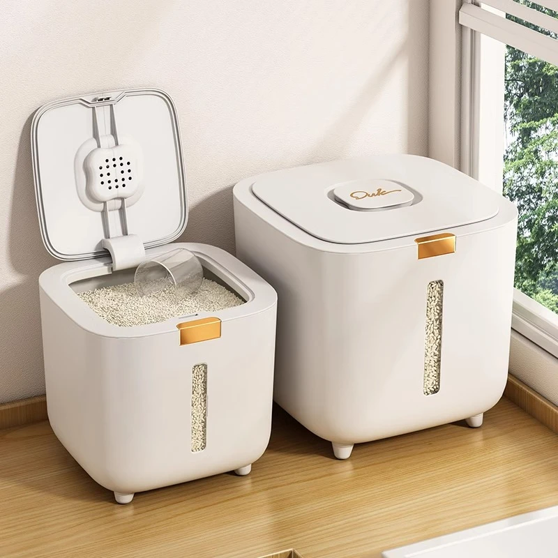 食品级米桶家用防虫防潮密封装米缸面粉猫粮储存罐大米箱储粮容器