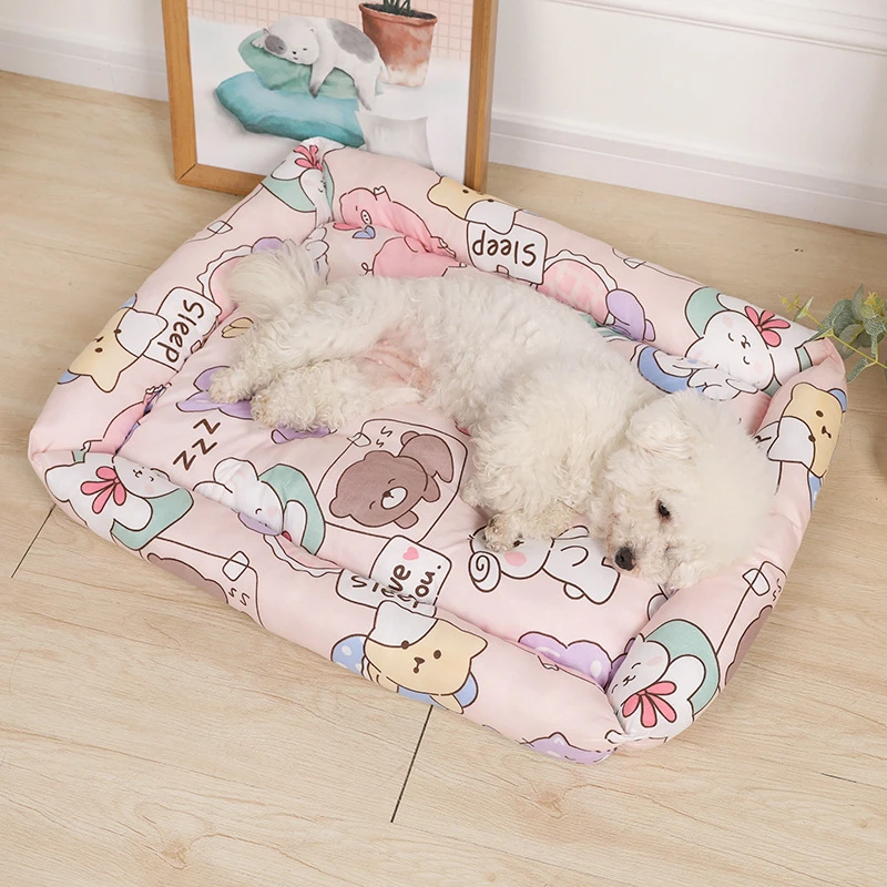 可爱通用四季可用泰迪窝卡通棉窝比熊巴哥法斗加厚柔软舒适宠物窝