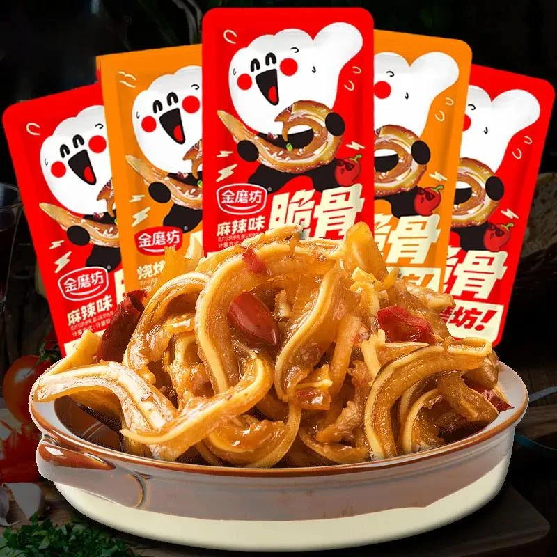 金磨坊猪脆骨零食香辣小吃休闲食品下酒菜即食肉类小吃网红小零食